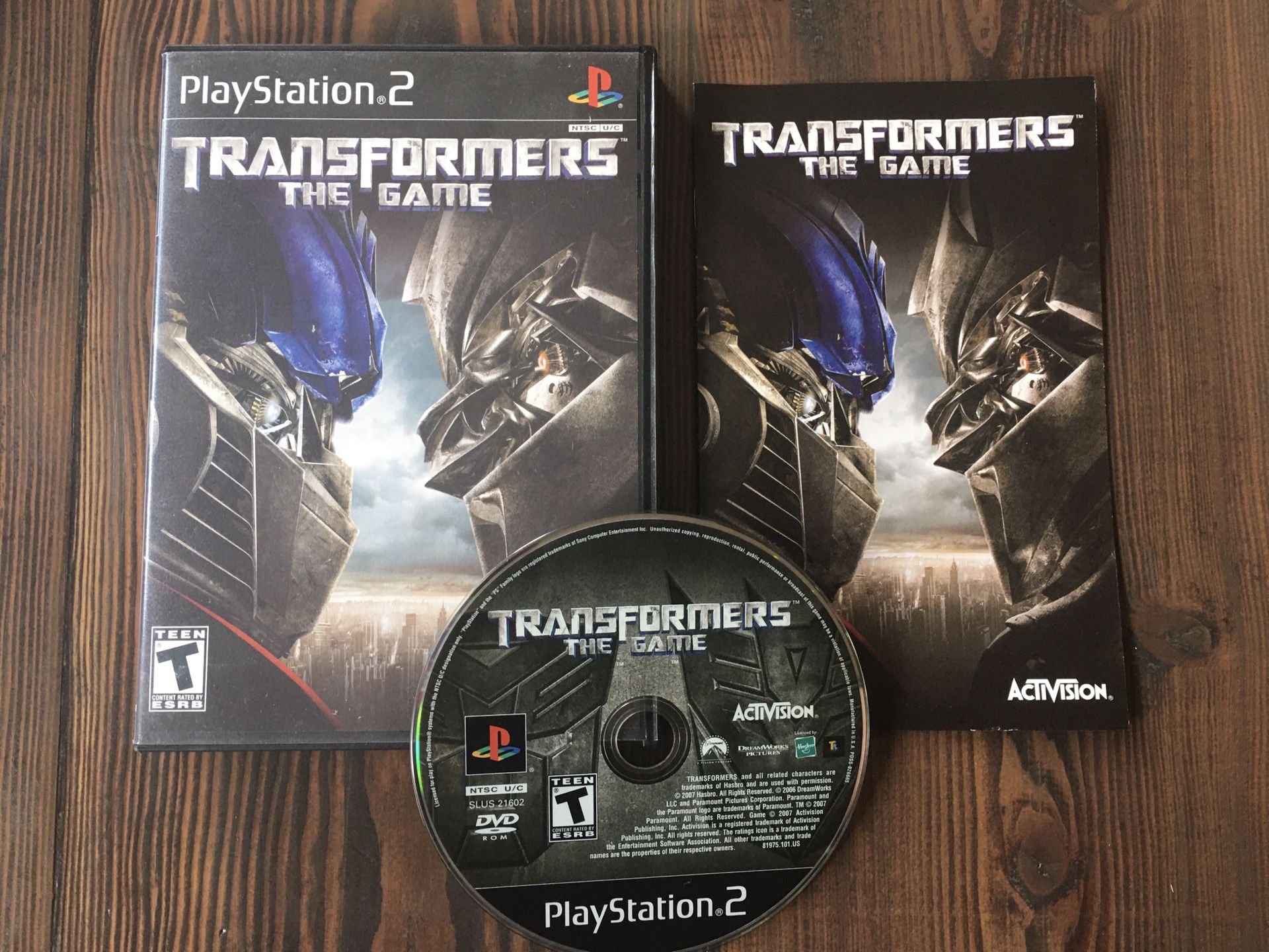 Transformers: The Game for Sony PlayStation 2 PS2
