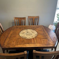 Table Chairs And Server 