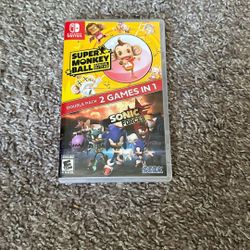 Nintendo Switch Super Monkey Ball/ Sonic Forces 2-in-1 Game