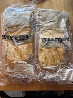 Youngstown FR Leather Utility Gloves – Large – 4 Pairs