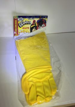 Yellow Gloves For Costume 