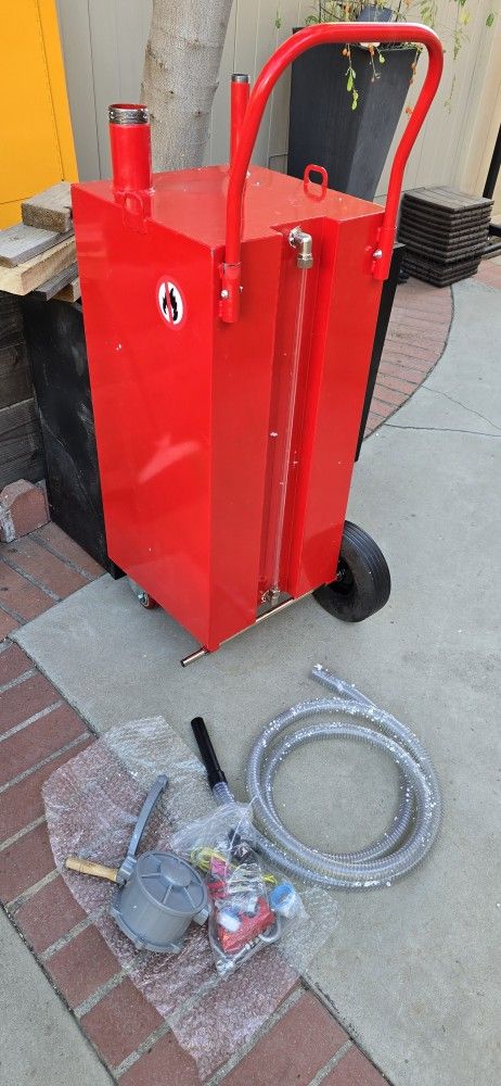 30 Gallon Gas Caddy, Portable Fuel Storage Tank