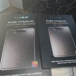 TAIMA' PURE TITANIUM CUTTING BOARD!