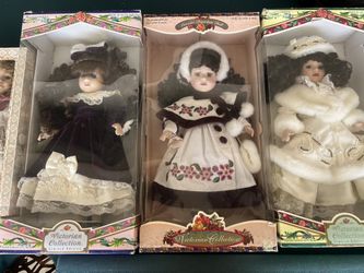 collectable porcelain dolls victorian collection