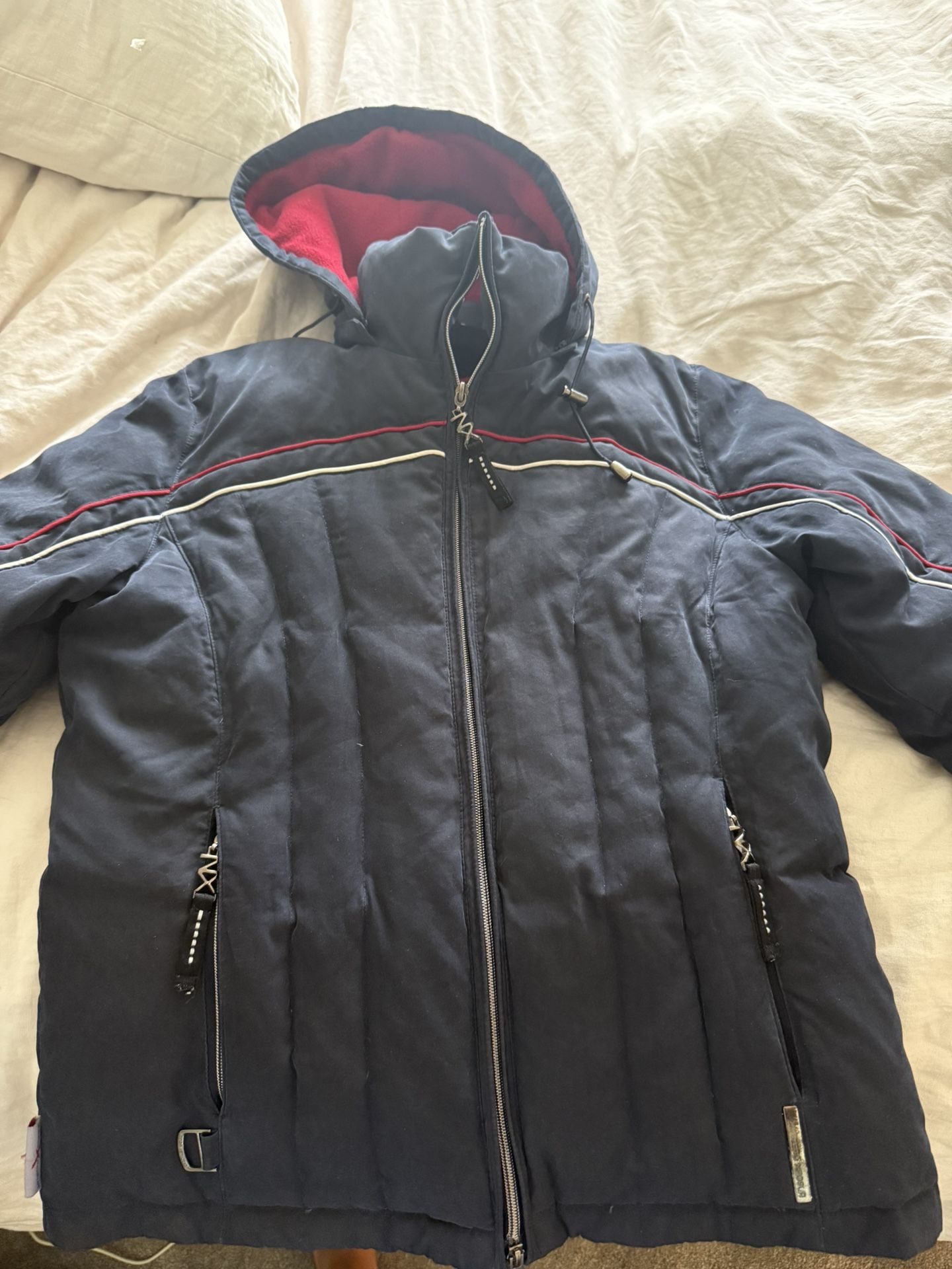 Women's ZeroXposur Blue Fleece Lined Vintage Jacket Element Protector Coat