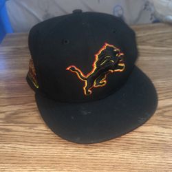 Red And Orange Lions Hat