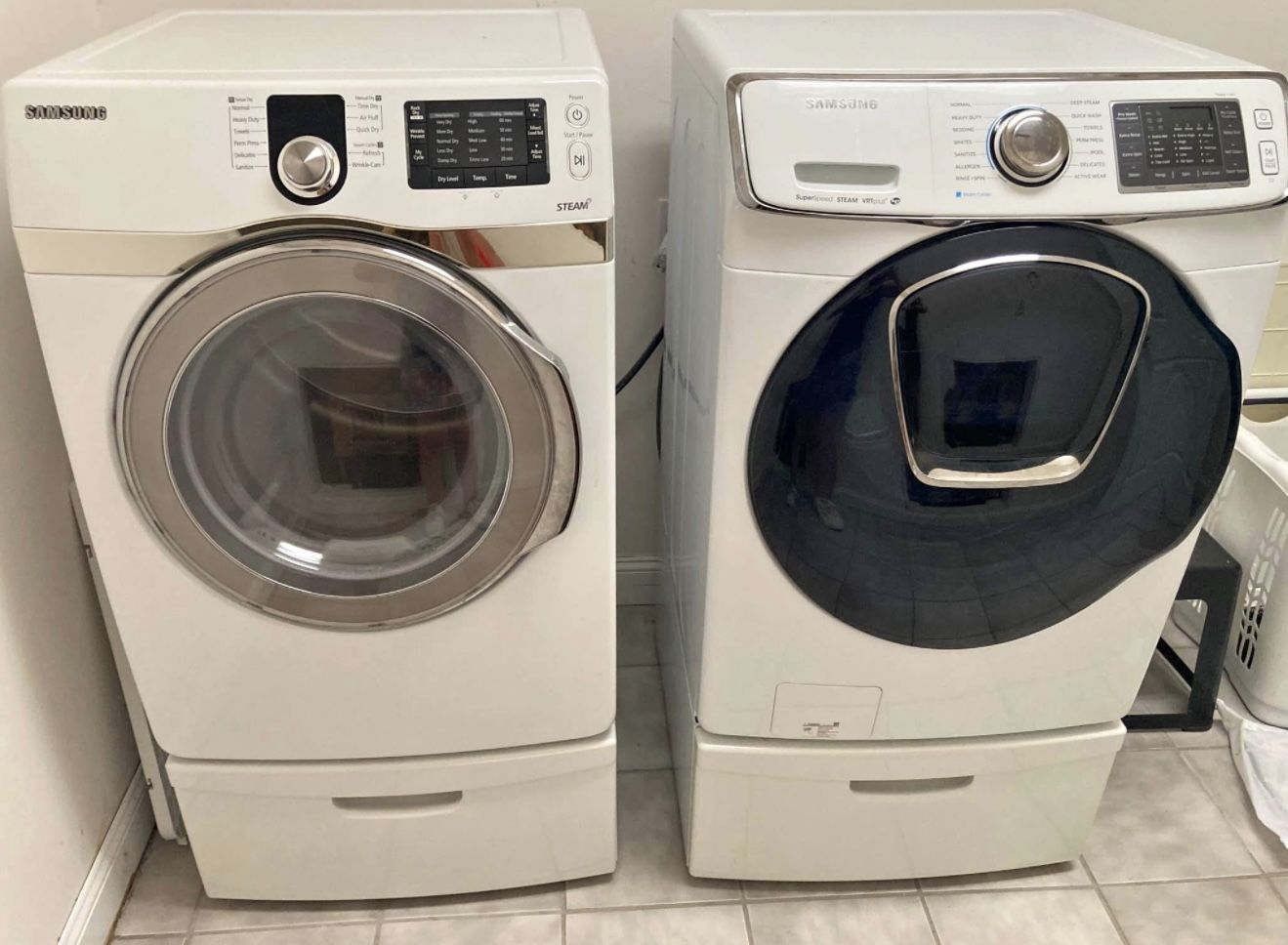 Washing Machine And Dryer Electric Samsung 