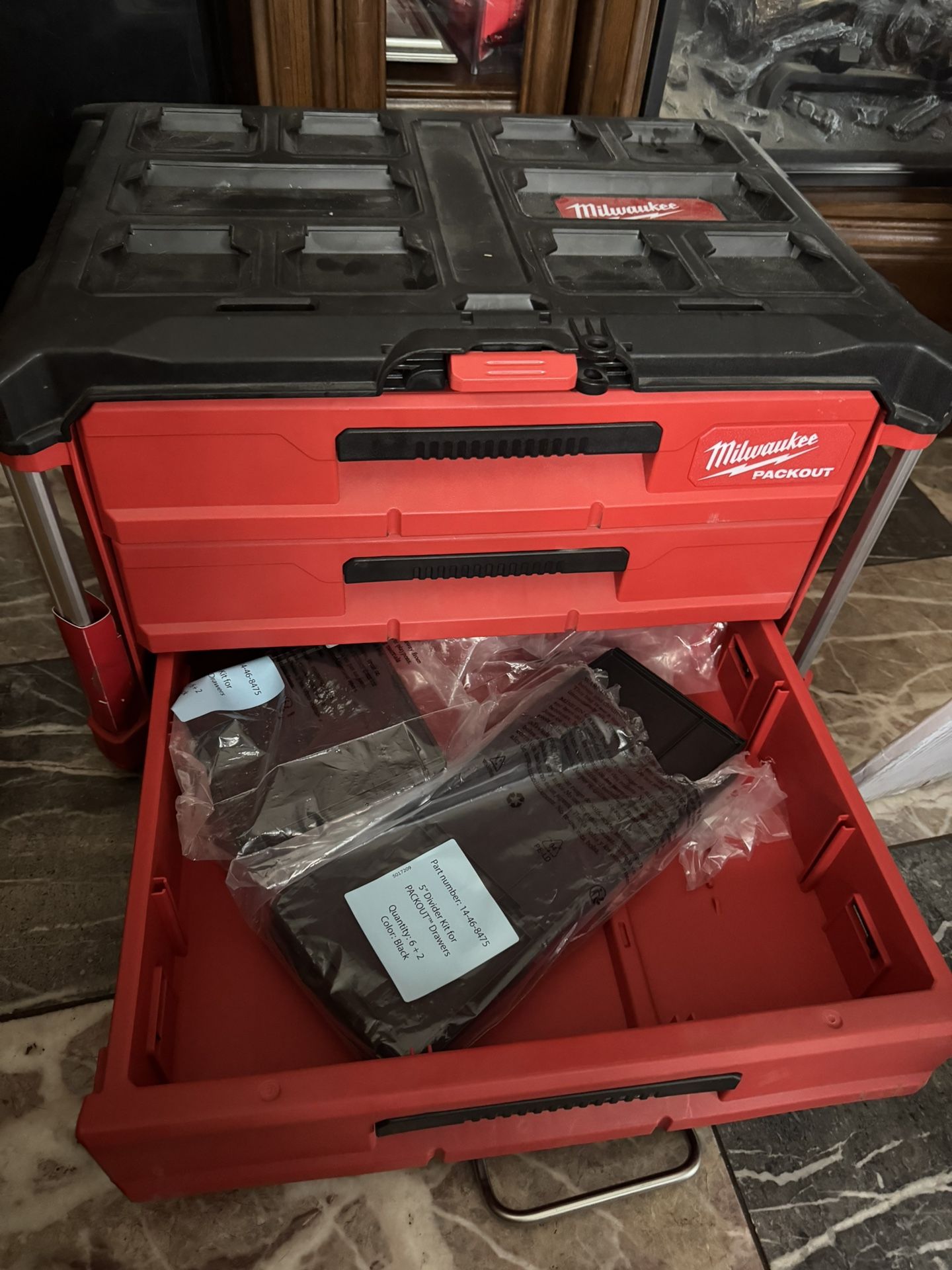 Milwaukee PACKOUT 22 in. Modular 3-Drawer Tool Box with Metal Reinforced Corners