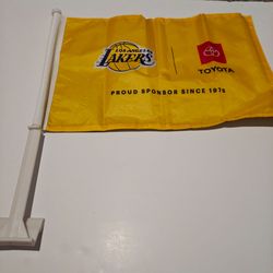 LA Lakers Toyota Car Window Flags