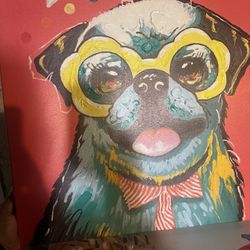 Dog Wall Art 10$ And 7$ Each 