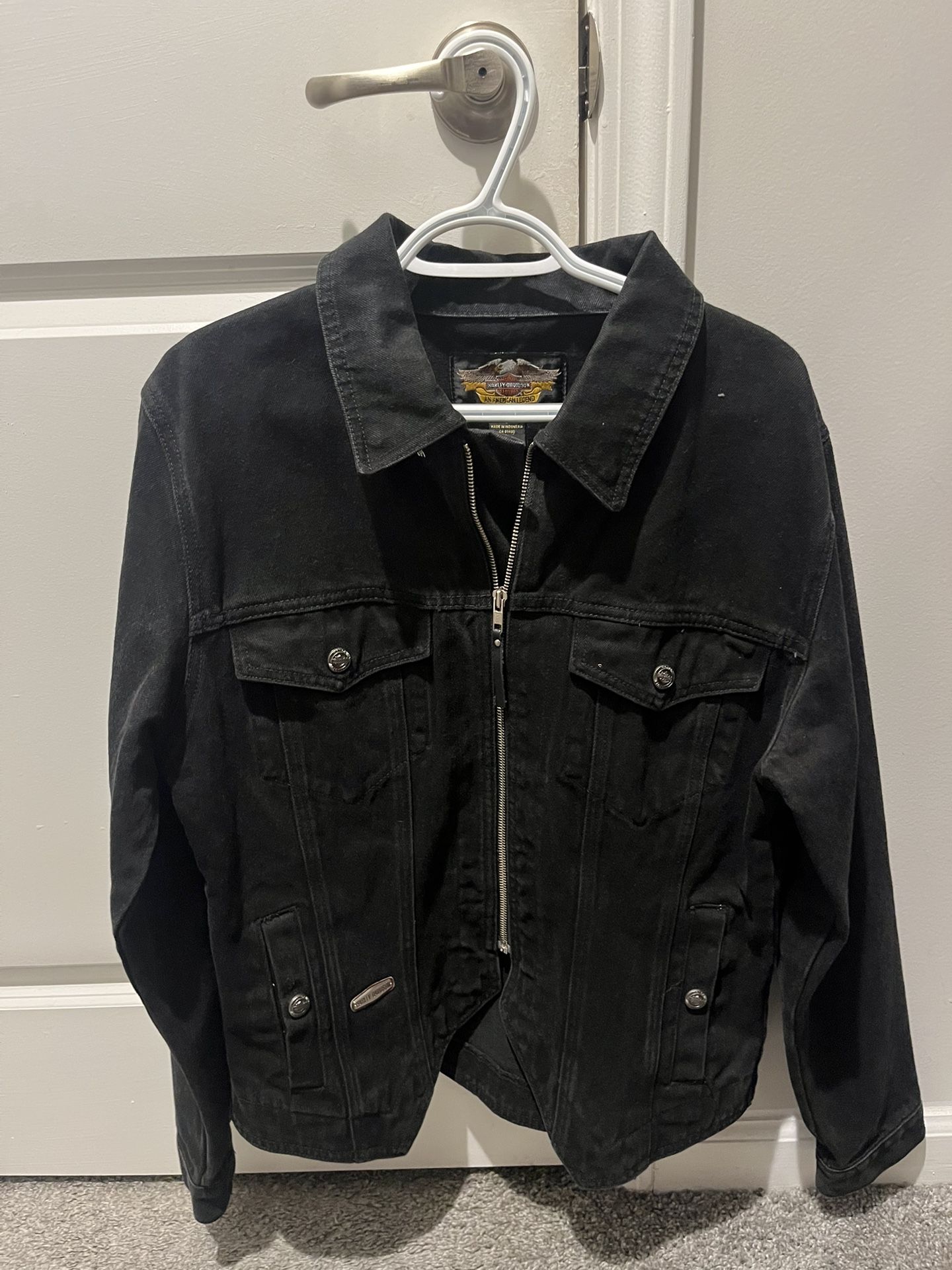 Vintage Harley Davidson Denim Jacket