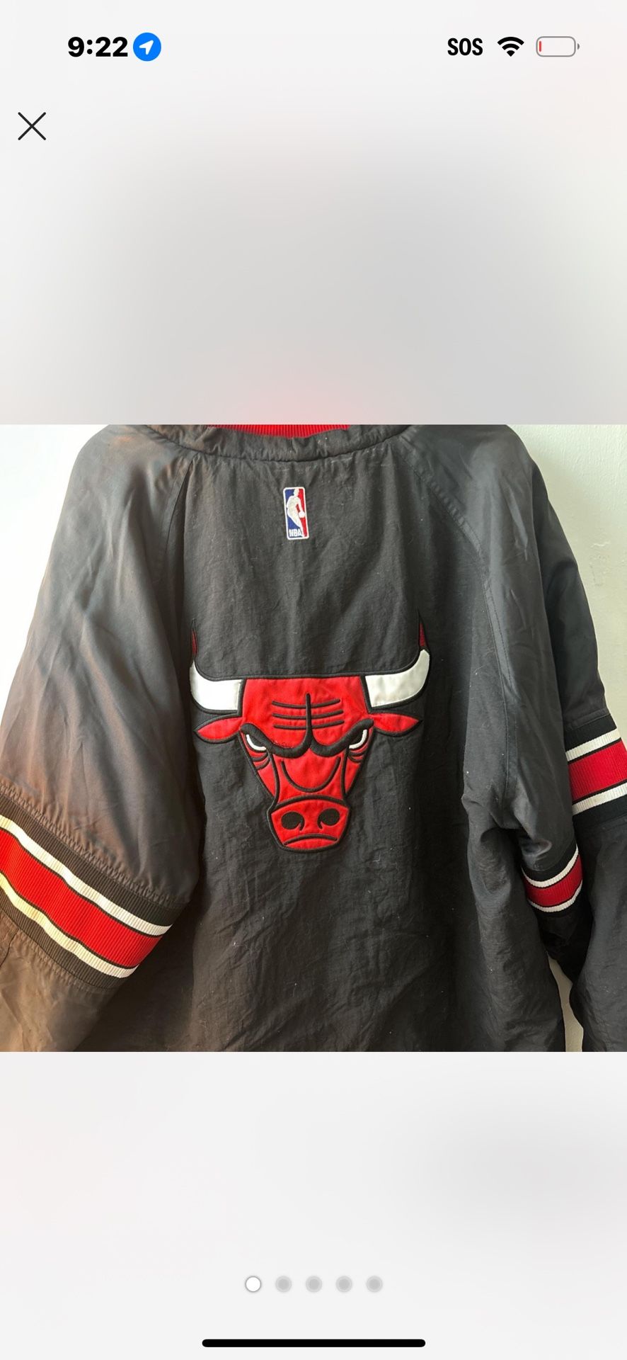 Chicago Bulls Starter Jacket Men’s Size M