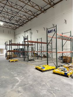 Heavy Duty Warehouse Pallet Racking System – 4 Bays Available