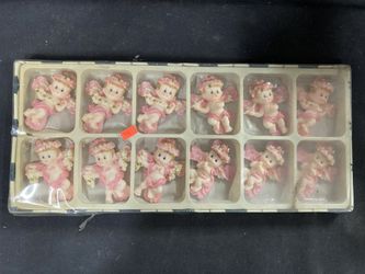 Vintage Ceramic Baby Figurine Set of 12