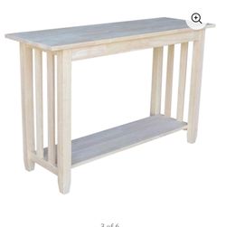 International Concepts Bj6S Mission Sofa Table