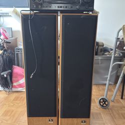 KENWOOD AUDIO VIDEO RECEIVER WITH SL INFINITY SPEAKERS