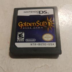 Nintendo DS Game Golden Sun Dark Dawn No Case Used