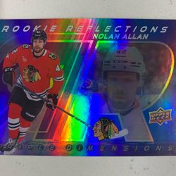 2024-25 Upper Deck Extended – Rookie Reflections RR-12 Nolan Allan – Chicago