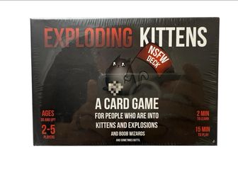 Exploding Kittens (NSFW Deck) Card Game For 2-5 Players ~ Complete/Sealed D4