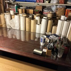 Office Table With Glass On Top