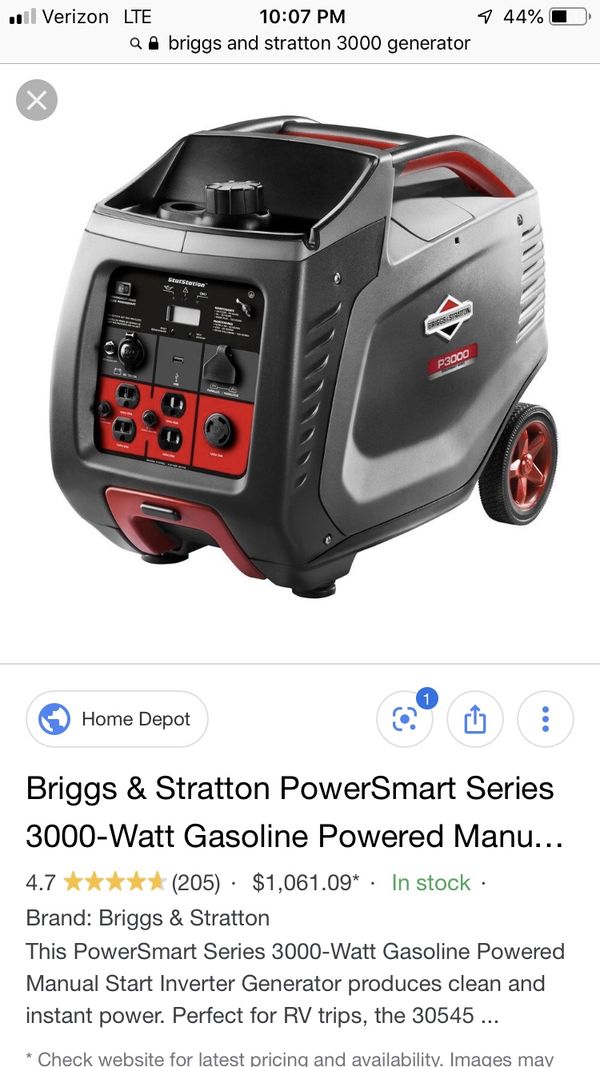briggs and stratton 3000 generator