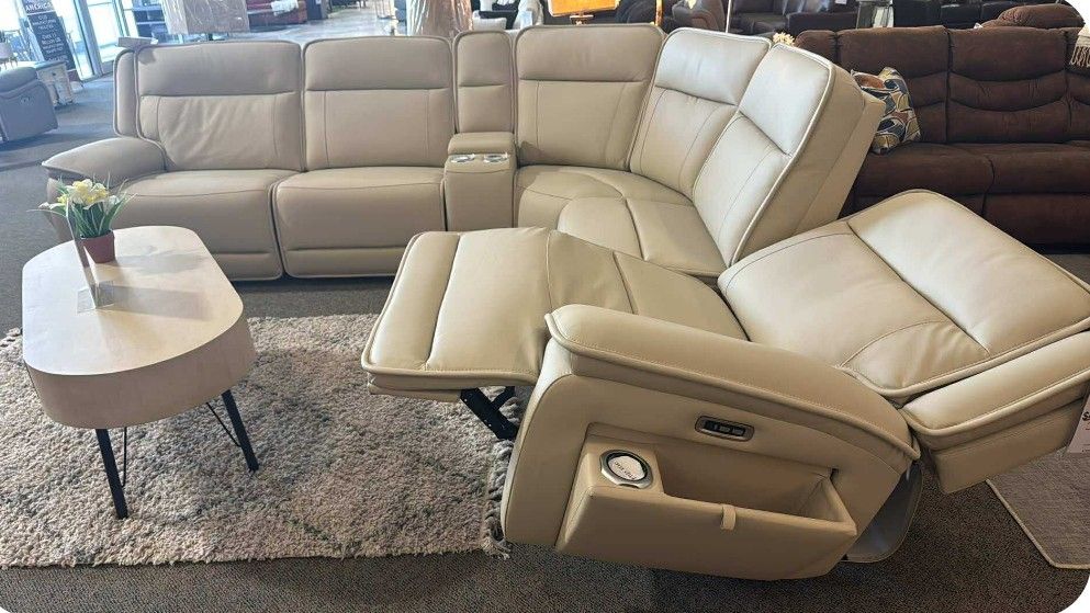 OM• $38 Initial • Brand New Power Reclining Sectional 