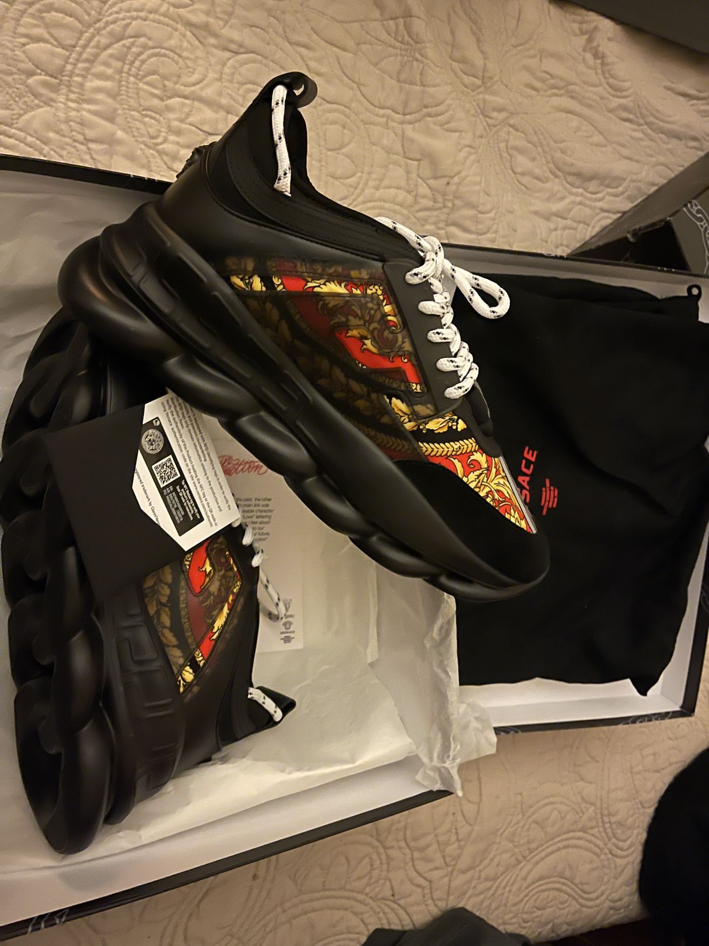 Versace Snickers size 9 brand new
