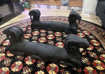 Rare Vintage Ram Coffee Table