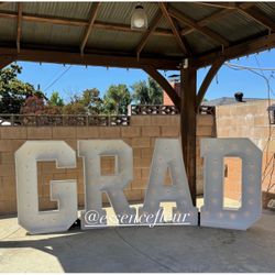 GRAD Marquee Letters 