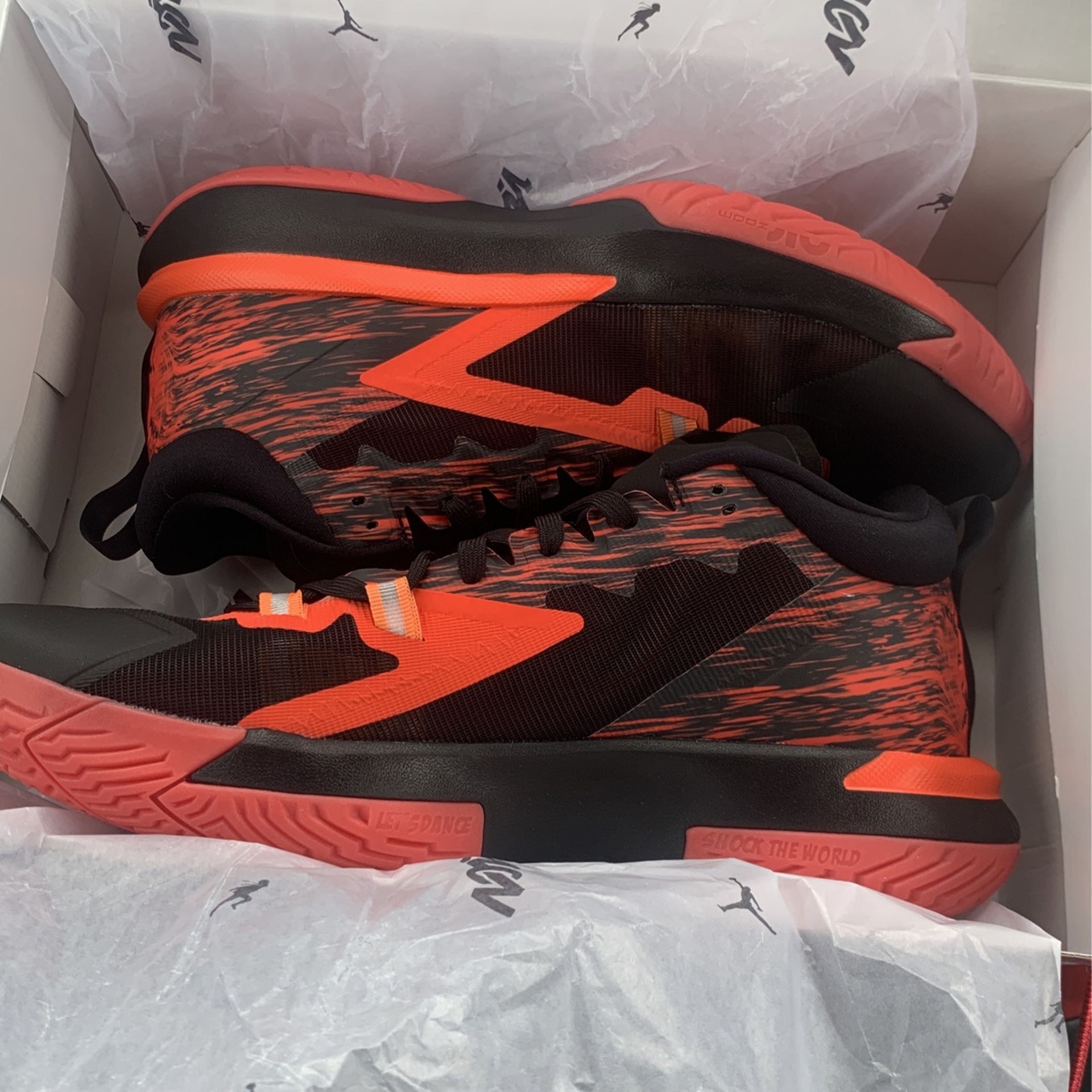 Size 13 Zion Jordan Naruto Collab