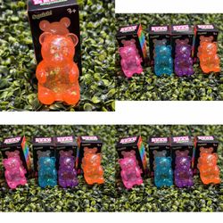 Glitter gummy bear squishy
