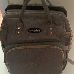 Diaper Bag With Bassinet 