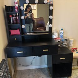 Black And Gold Vanity 