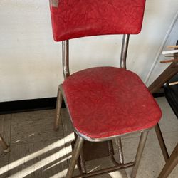 Super rare and vintage red kids chair 