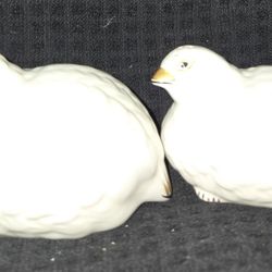 Aynsley Fine Bone China S & P Shakers Birds Quail Dove