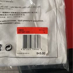 Nike Brand New Men’s Compression Pants. Color-White, Size-Large 
