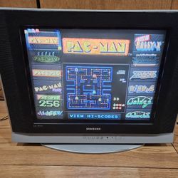 Samsung 20" CRT TV Gaming