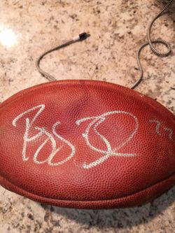 Signed foot ball unknown player