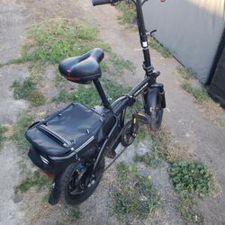 Folding bike $400! All work 100% electric bike ebike e-bike adult for 2 seat easy to carrying. Come with all you see $400!..in great condition bike eb