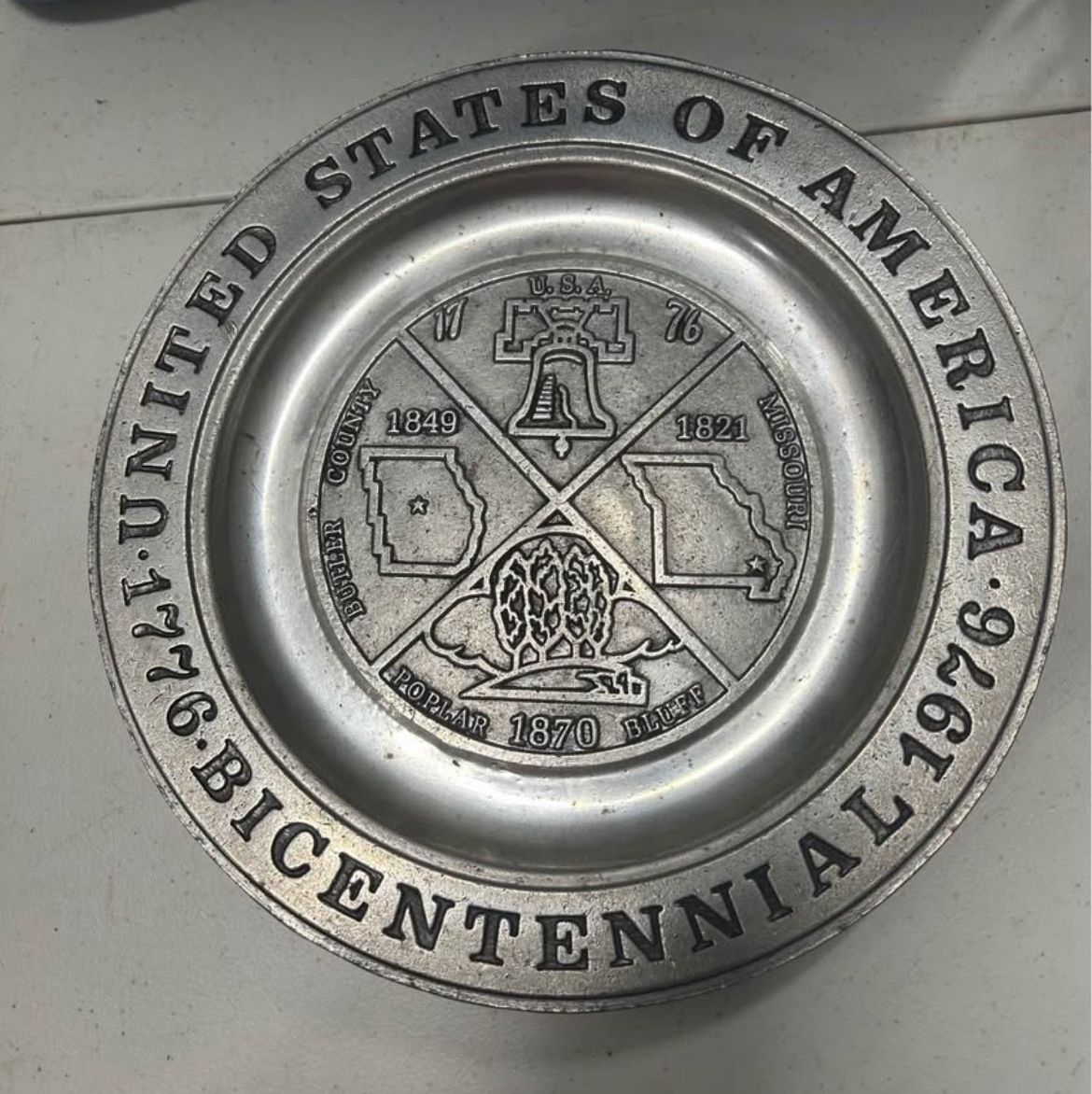 Bicentennial Plate