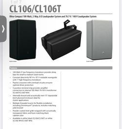 Behringer Eurocom CL106T B-Stock