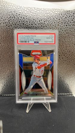 2019 Panini Prizm Shohei Ohtani Red/White/Blue Prizm PSA 10