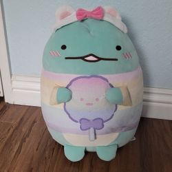 Sumikko Gurashi San-X Tokage with Rainbow Lollipop Plush New.