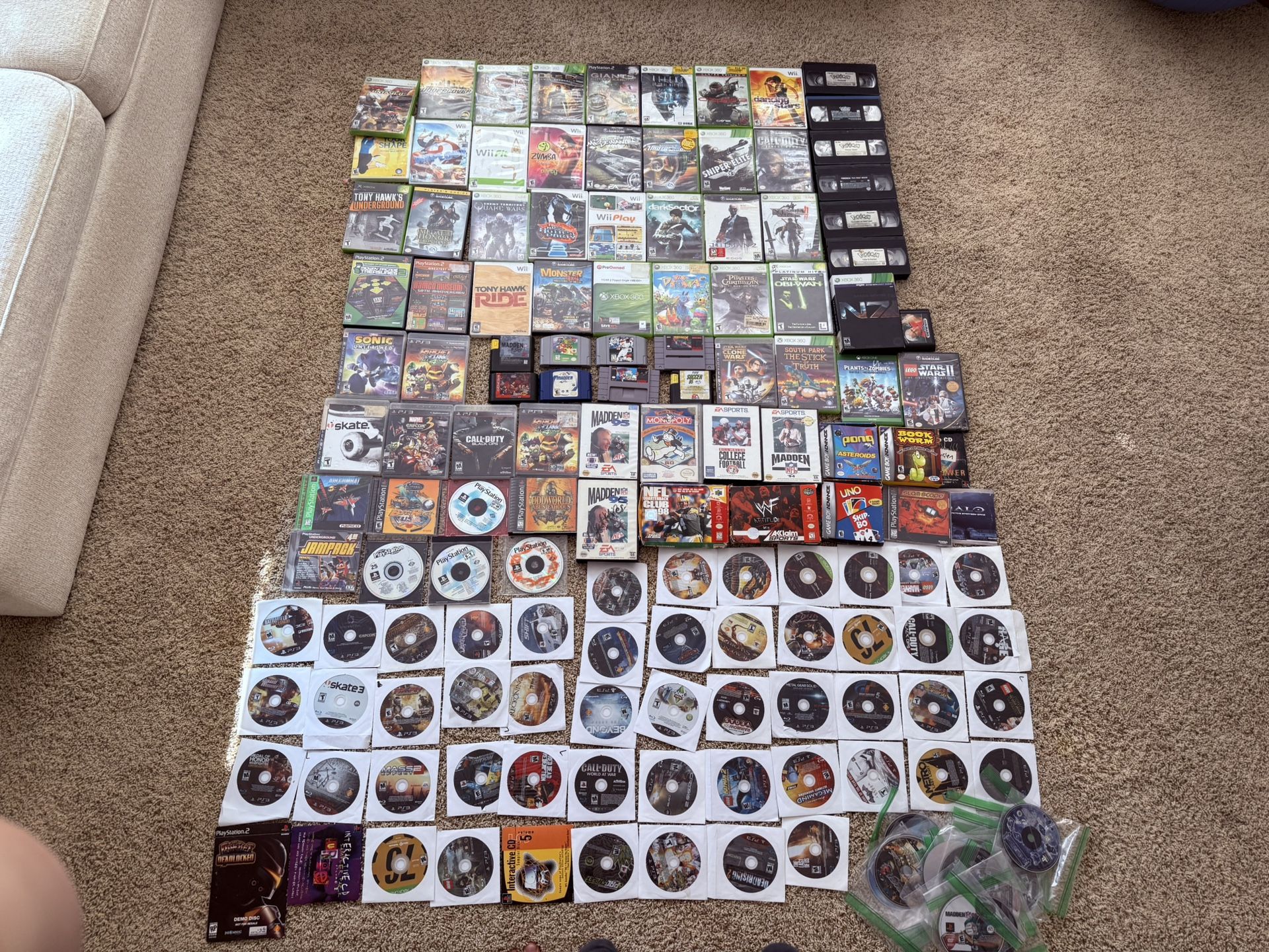 Massive Video Game Bundle – Xbox, PlayStation, Nintendo, Atari – Games & Consoles!