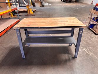 Heavy Duty Workbench with Butcher Block Top