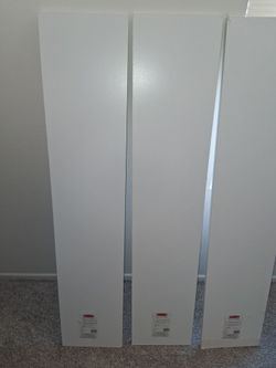 Wall shelving, multiple sizes.