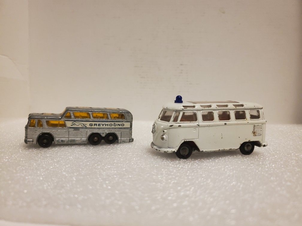 Vintage 1960's Road-Master Impy Volkswagen Window Bus And Greyhound Coach #66