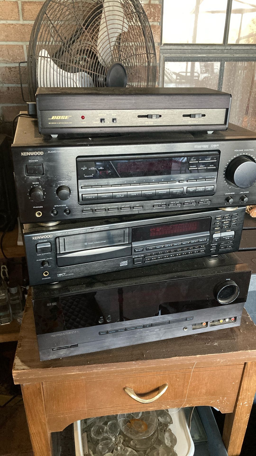 Bose Kenwood Stereo Components 4 Parts