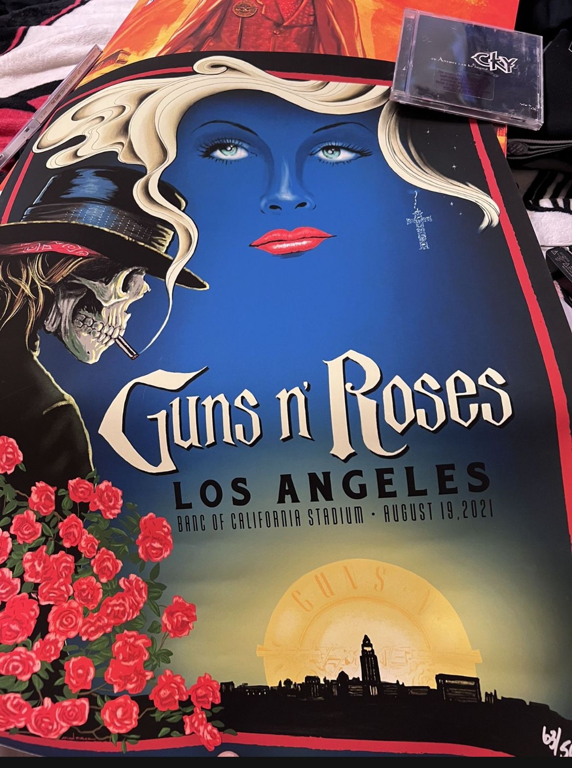 Guns N Roses 2021 Litho Concert Posters LA & Vegas