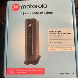 Motorola 16/4 Cable Modem 